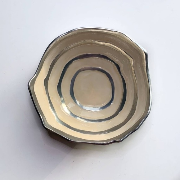 Michael Wainwright 7” COMO Enamel and Aluminum Art Bowl - Picture 1 of 2